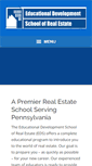 Mobile Screenshot of edsrealestateschool.com