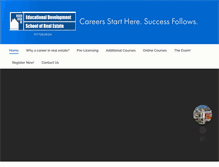Tablet Screenshot of edsrealestateschool.com